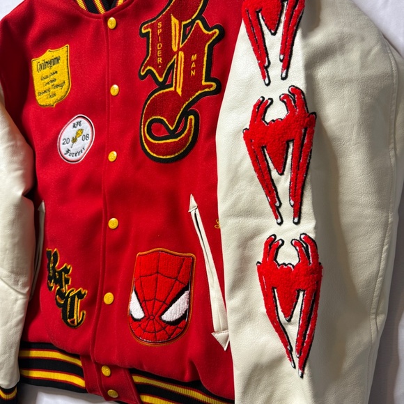 Civil Regime x Marvel Spiderman Letterman Jacket - Small - Picture 4 of 9